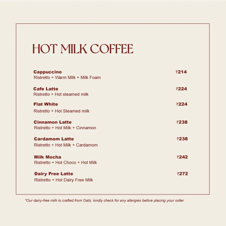 The Roastery Coffee House, Banjara Hills, Hyderabad — Menu page 21
