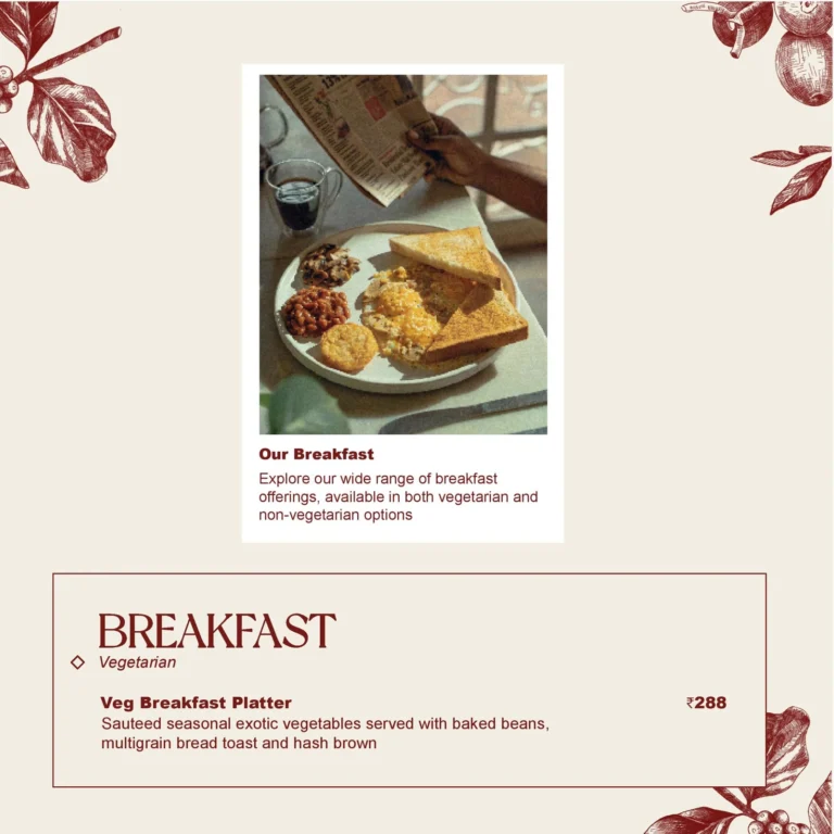 The Roastery Coffee House, Banjara Hills, Hyderabad — Menu page 15