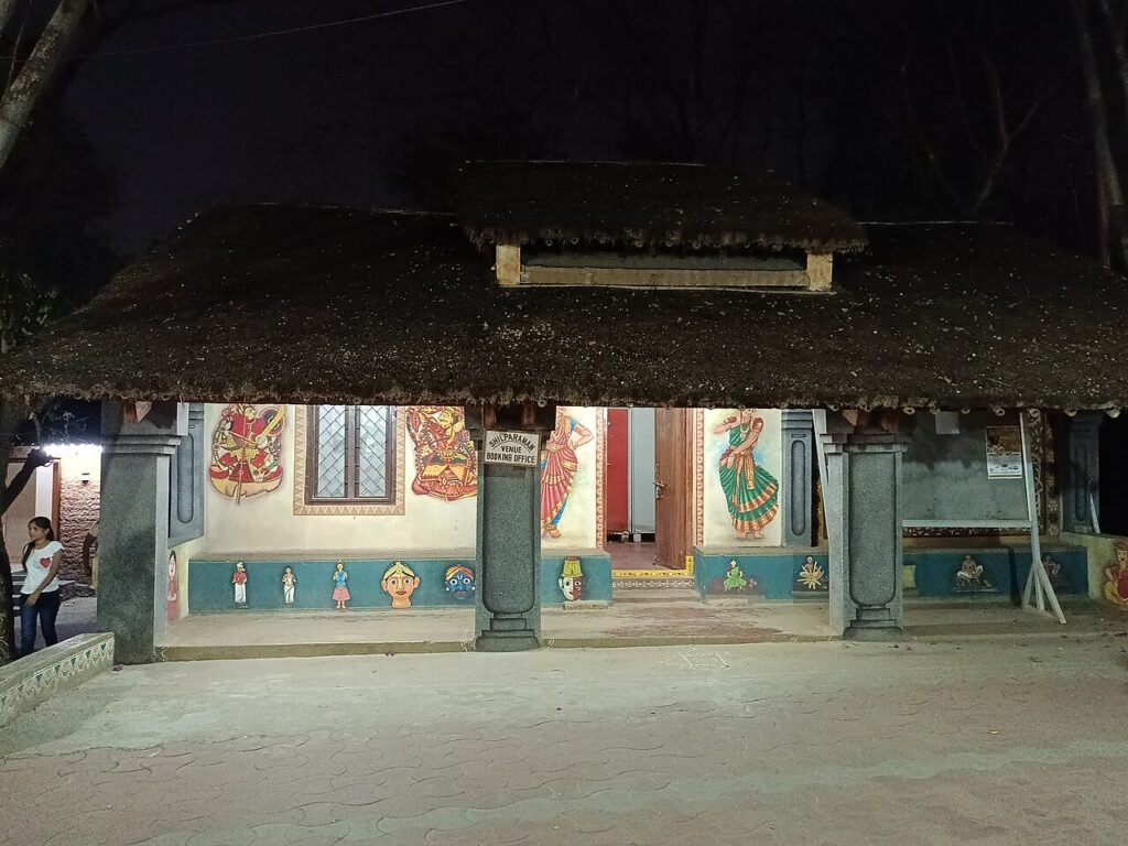 Craft village building at Shilparamam, Madhapur