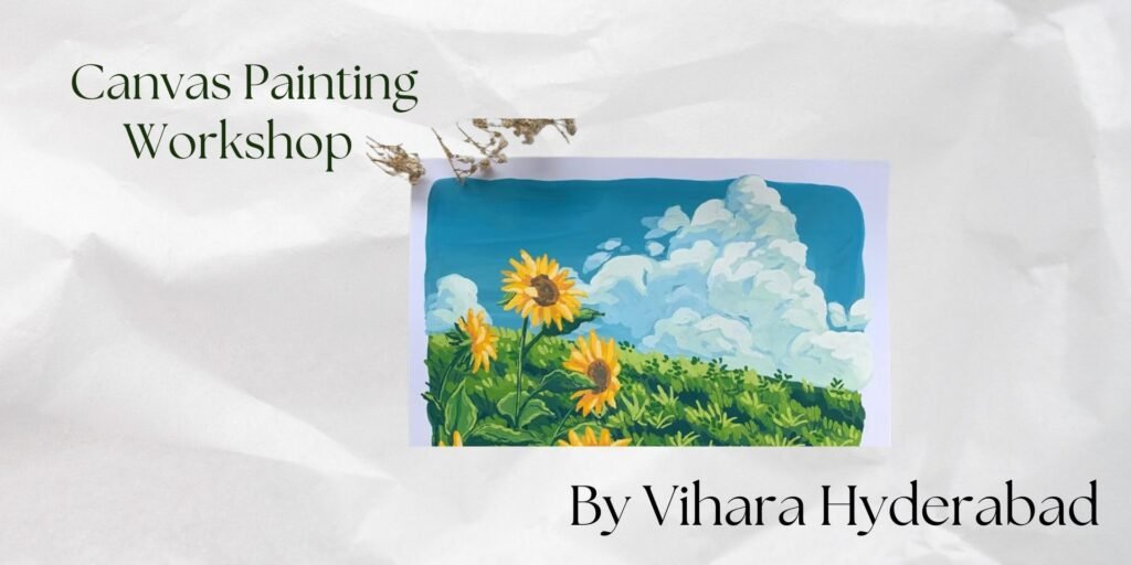 Canvas Painting Workshop — event promotional artwork